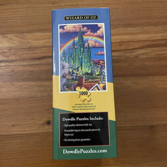 Wizard of Oz Dowdle 1000 Piece Jigsaw Puzzle 19 1/4" x 26 5/8" NEW - Picture 5 of 8